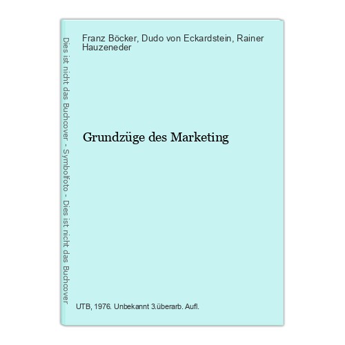 Grundzüge des marketing - grundzüge,