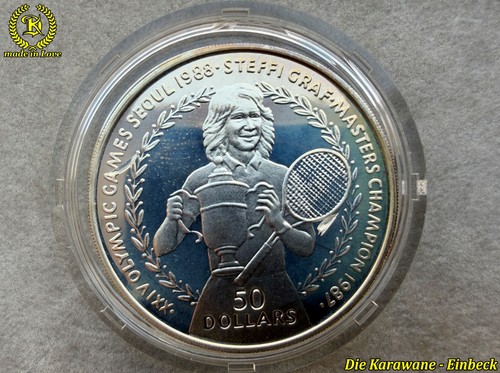 Niue dollar 1988 steffi - 50,