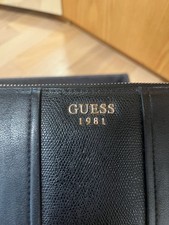 GUESS Damen Geldbörse Geldbeutel Portemonnaie schwarz