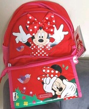 Disney Samsonite Minnie Mouse Mädchen Rucksack Tasche & Federmäppchen Kulturtasche Sets