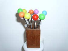 9 bunte 70er Jahre Gabeln