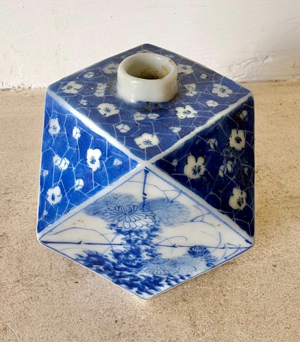 Vintage japanische blau weiße