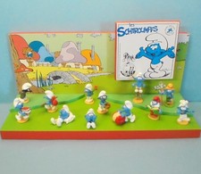 DIORAMA Schlümpfe Serie komplett Collection Schtroumpfs Origine 1 Fa.Pixi METALL