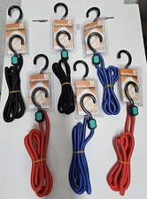 6x Spanngummi mit 2 Haken (150cm, Ø 8mm) Spanngurt Gepäckspanner Gepäckgummi