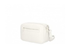 Borsa Tracolla Aus Leder Weiß