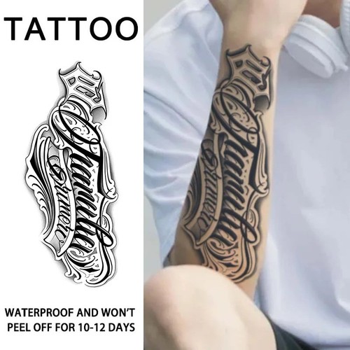 Handschrift fake tattoo - handschrift,