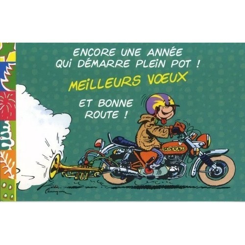 Postkarte dalix gaston lagaffe - postkarte,