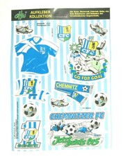 Chemnitzer FC Chemnitz CFC - Aufkleber Set Sticker Bundesliga Fussball #2514
