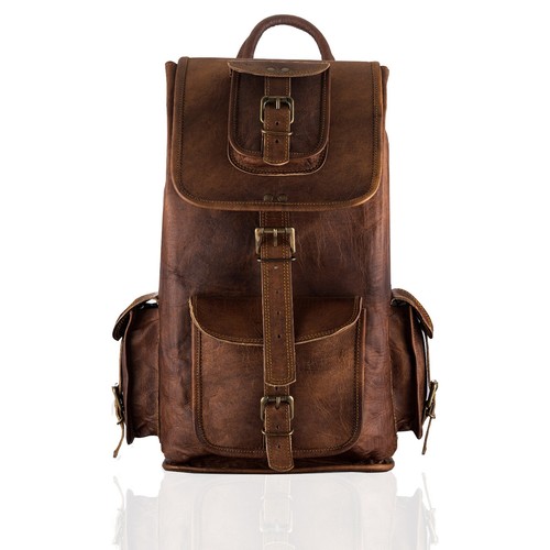 Herren echt vintage leder - echt,