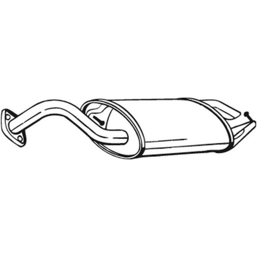 Endschalldämpfer bosal - endschalldämpfer,