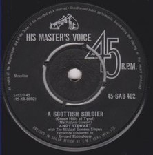 Andy Stewart Ein Schottischer Soldat 7" Vinyl Südafrika His Masters Voice 1960 4