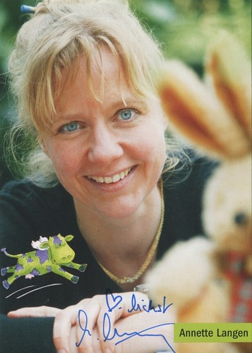 Annette langen autogramm - annette,