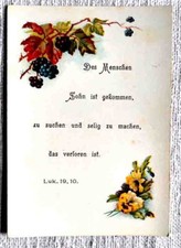Altes lesezeichen des - altes, "des
