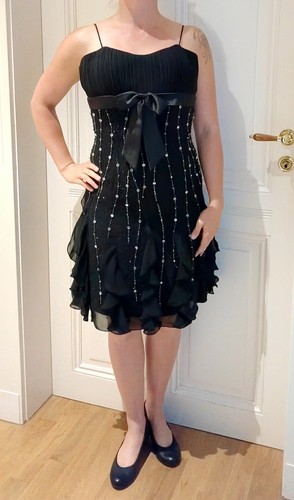 Abendkleid schwarz xs - abendkleid,