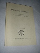 Beethoven-Jahrbuch. Jahrgang