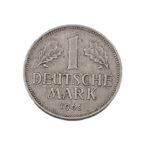 Deutsche mark 1966 brd - deutsche, |