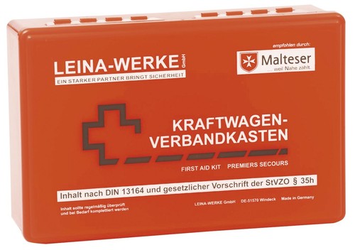 Kfz verbandkasten standard rot - kfz-verbandkasten,