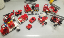Lego Duplo Feuerwehr Hubschrauber Leiterwagen Löschzug Fahrzeuge
