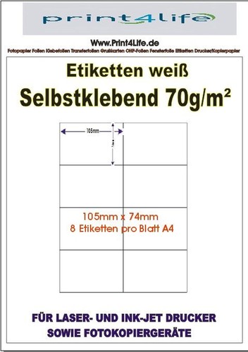 800 etiketten 105 - etiketten, mm