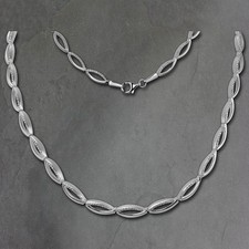 SilberDream Halskette oval