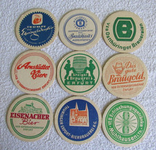 VK Bierdeckel Thüringen DDR Konvolut