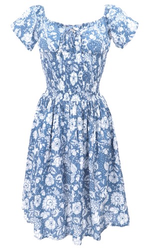 Boho minikleid handbedrucktes - boho,