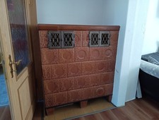 Kachelofen mit Ölbrenner und Raumthermostat von Schrag