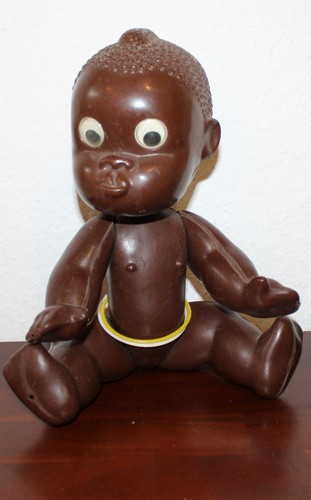 Braune plastikpuppe mobuto - braune, plastikpuppe,