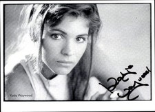 Autograph card actress katja - card,