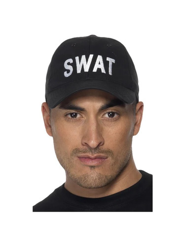 Schwarze swat baseballmütze - schwarze,