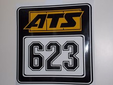 3 x Wunsch - Startnummer -