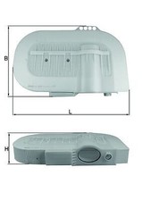 MAHLE (LX 2810) Luftfilter