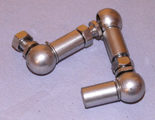 3 Stück Kugelgelenk Winkelgelenk, Stahl verzinkt, M8