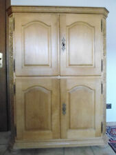TV-Schrank, Eiche massiv, Höhe 155 cm, Breite 115 cm, Tiefe 50 cm