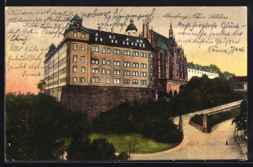 Altenburg schloss mit - altenburg, /th.,