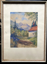 Aquarell 1930 georg maier - :aquarell,