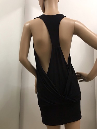 Schwarze tunika minikleid - minikleid, &