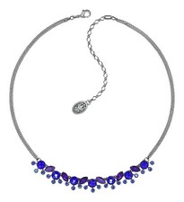 Konplott: Collier Margarita, moderne intensives Kristall-Emaille-Collier