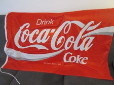 Großes coca cola stoffbanner - großes, coca-cola
