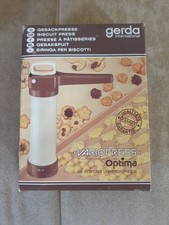GERDA Gebäckpresse, Variopress Optima, Originalkarton incl. Zubehör
