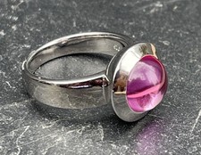 925 Silber Ring roter