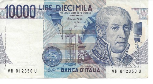 Banknote geldschein italien - banknote,