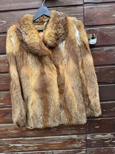 Vintage echtpelzmantel fuchs - vintage,
