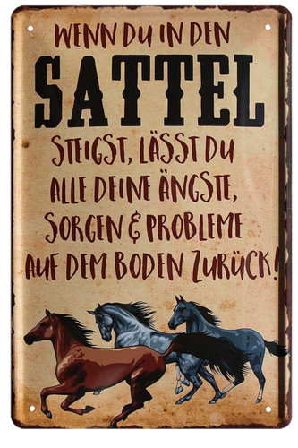 Wenn in den sattel - du,