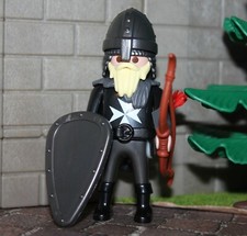 Playmobil  Schwarzer Malteser " Bogenschütze 5 " Kreuzritter 
