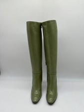 Damen - Stiefel- High Heels - Abs: 10cm - Charles Jourdan -38 -Glattleder - Grün