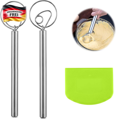 Dänischer teigbesen edelstahl - dänischer,