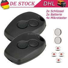 2x Schlüssel Ersatz Gehäuse