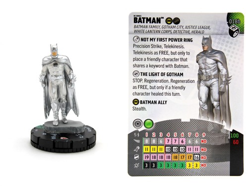 Heroclix 018b batman - heroclix,