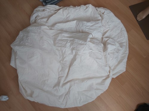 Neu spannbettlaken creme - spannbettlaken, weiß